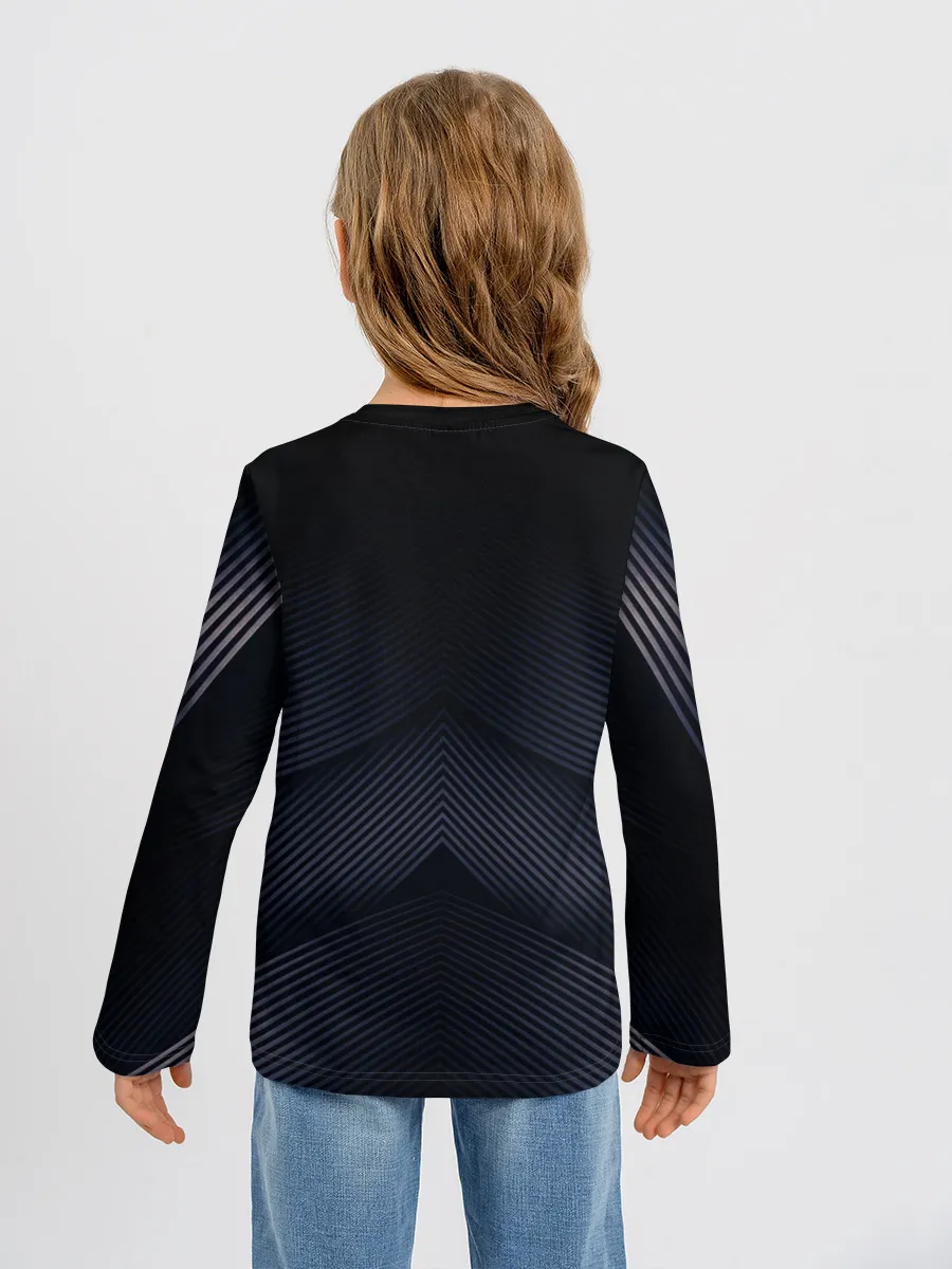 Детский лонгслив / Абстракция полос