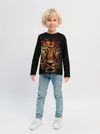 Детский лонгслив / Ягуар