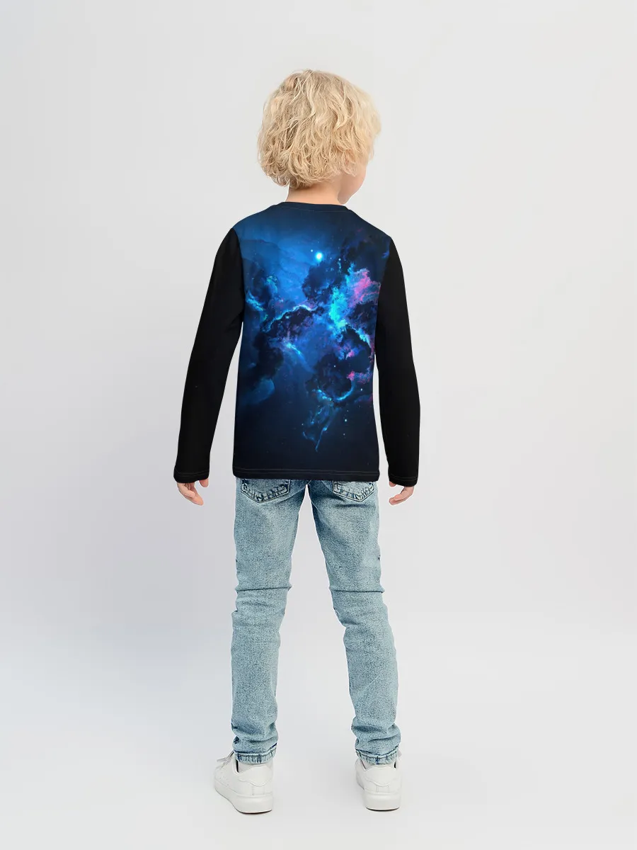 Детский лонгслив / КОСМОС