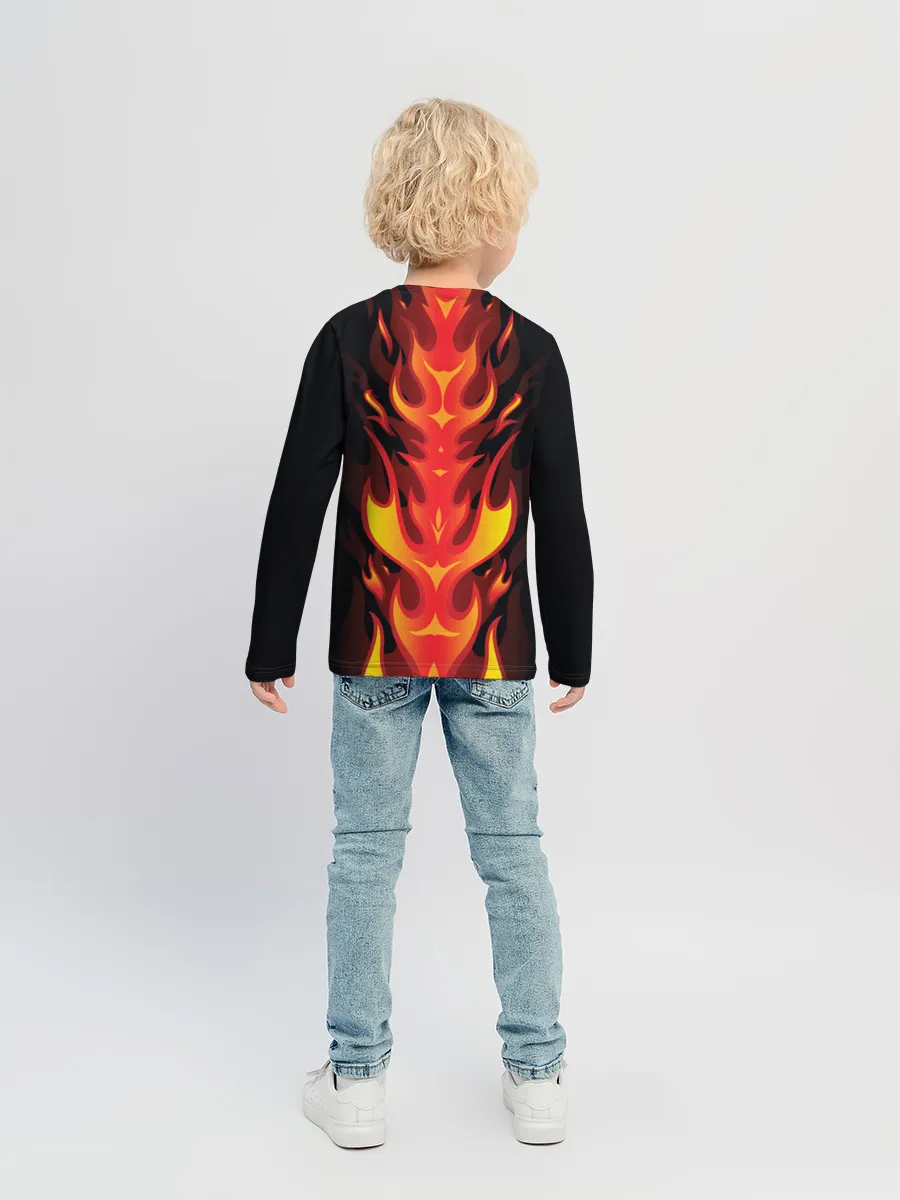 Детский лонгслив / Kiss