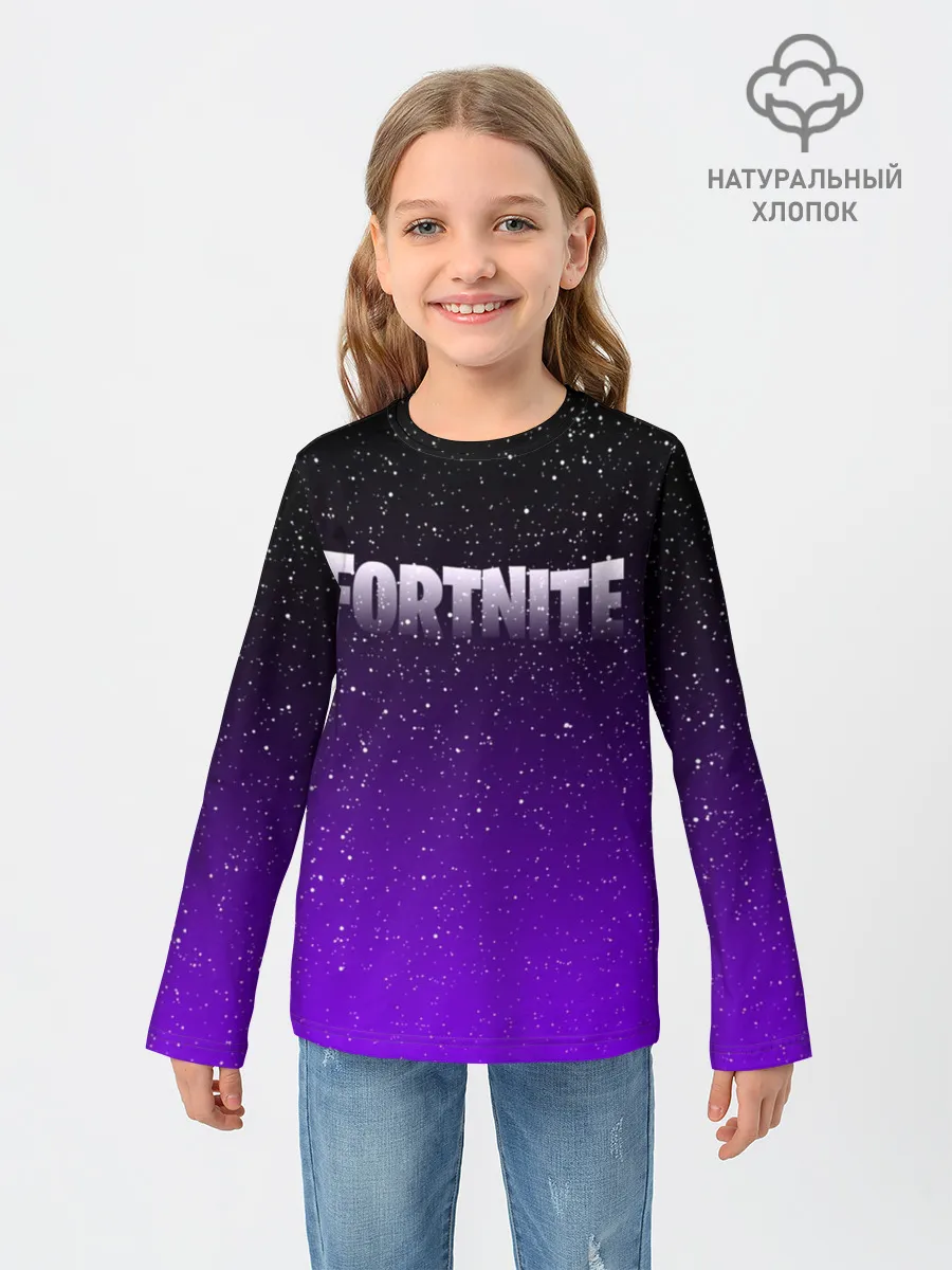 Детский лонгслив / FORTNITE SPACE