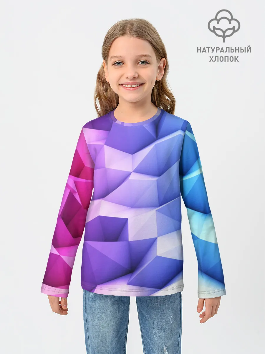 Детский лонгслив / Текстура