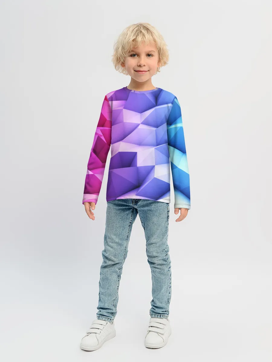 Детский лонгслив / Текстура