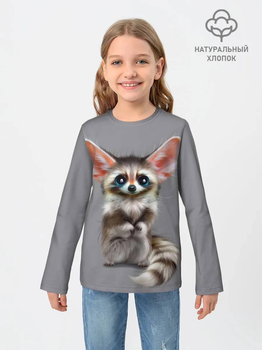 Детский лонгслив / Зверушка