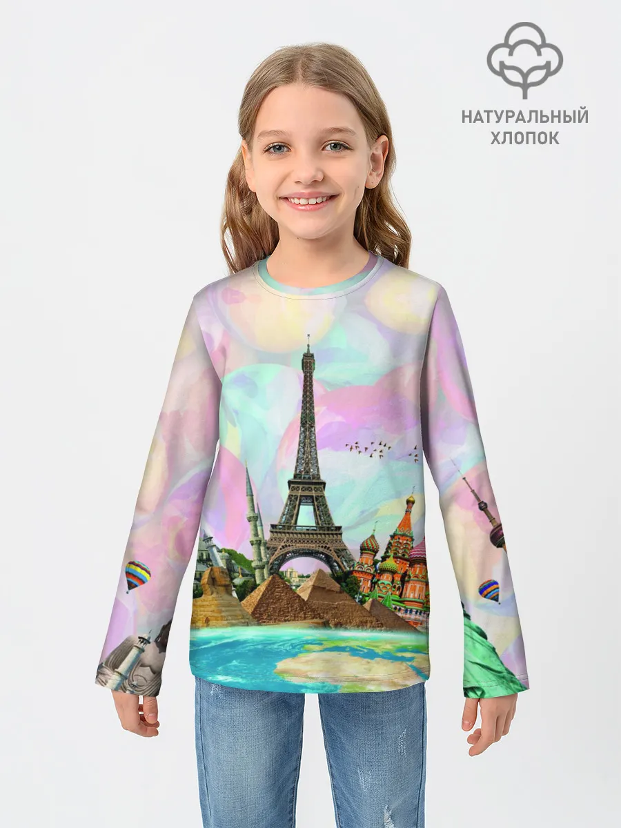 Детский лонгслив / Туризм