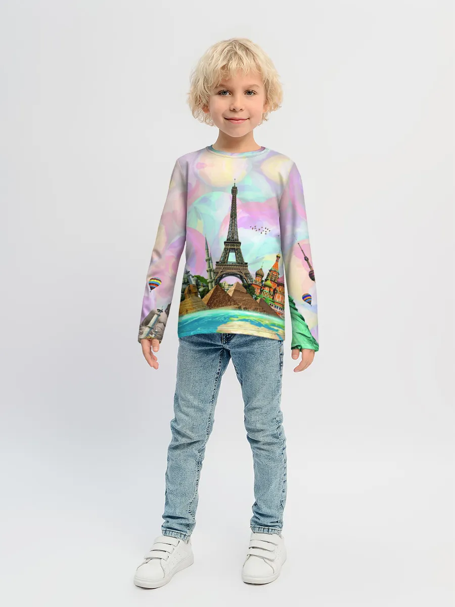 Детский лонгслив / Туризм