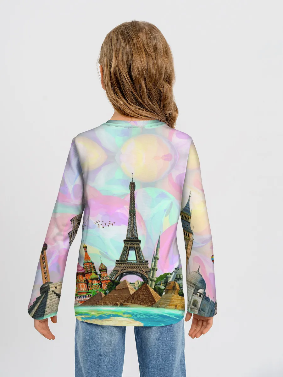 Детский лонгслив / Туризм