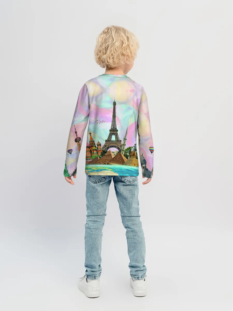 Детский лонгслив / Туризм