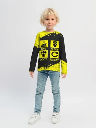 Детский лонгслив / PUBG.