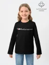 Детский лонгслив / BMW PERFORMANCE | ЧЁРНЫЙ БМВ