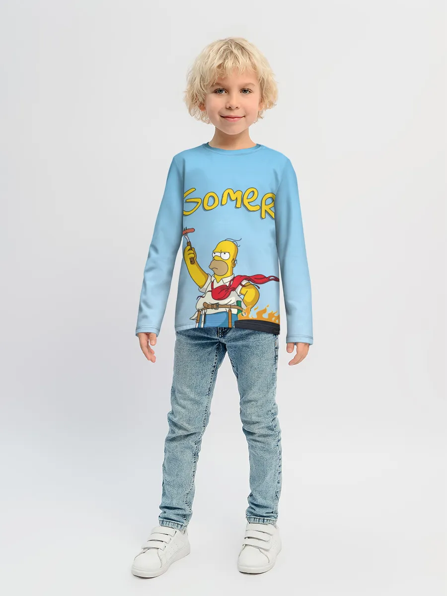 Детский лонгслив / Гомер