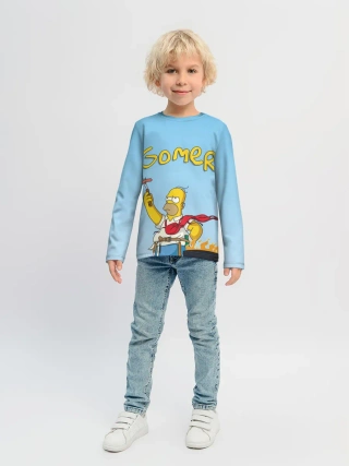 Детский лонгслив / Гомер