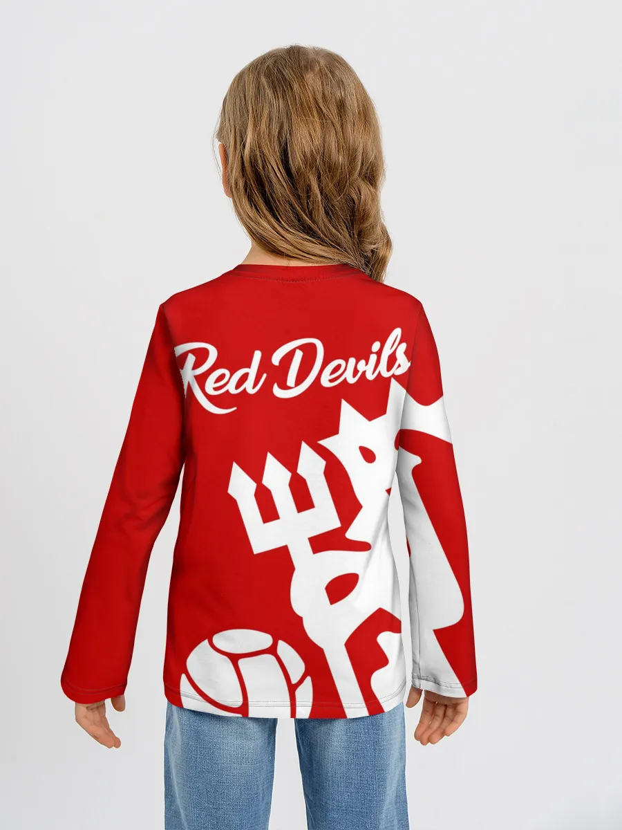 Детский лонгслив / Манчестер Юнайтед