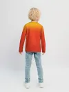 Детский лонгслив / Пика - пика оранжевый
