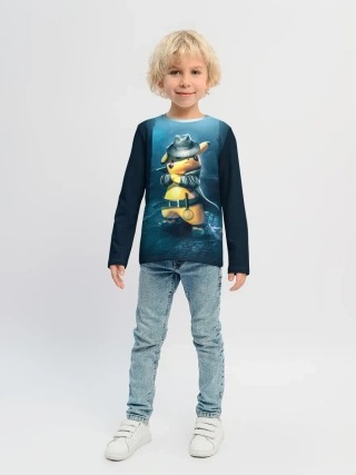 Детский лонгслив / Пикачу Холмс