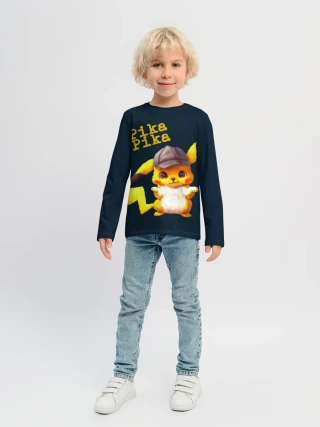 Детский лонгслив / Пика