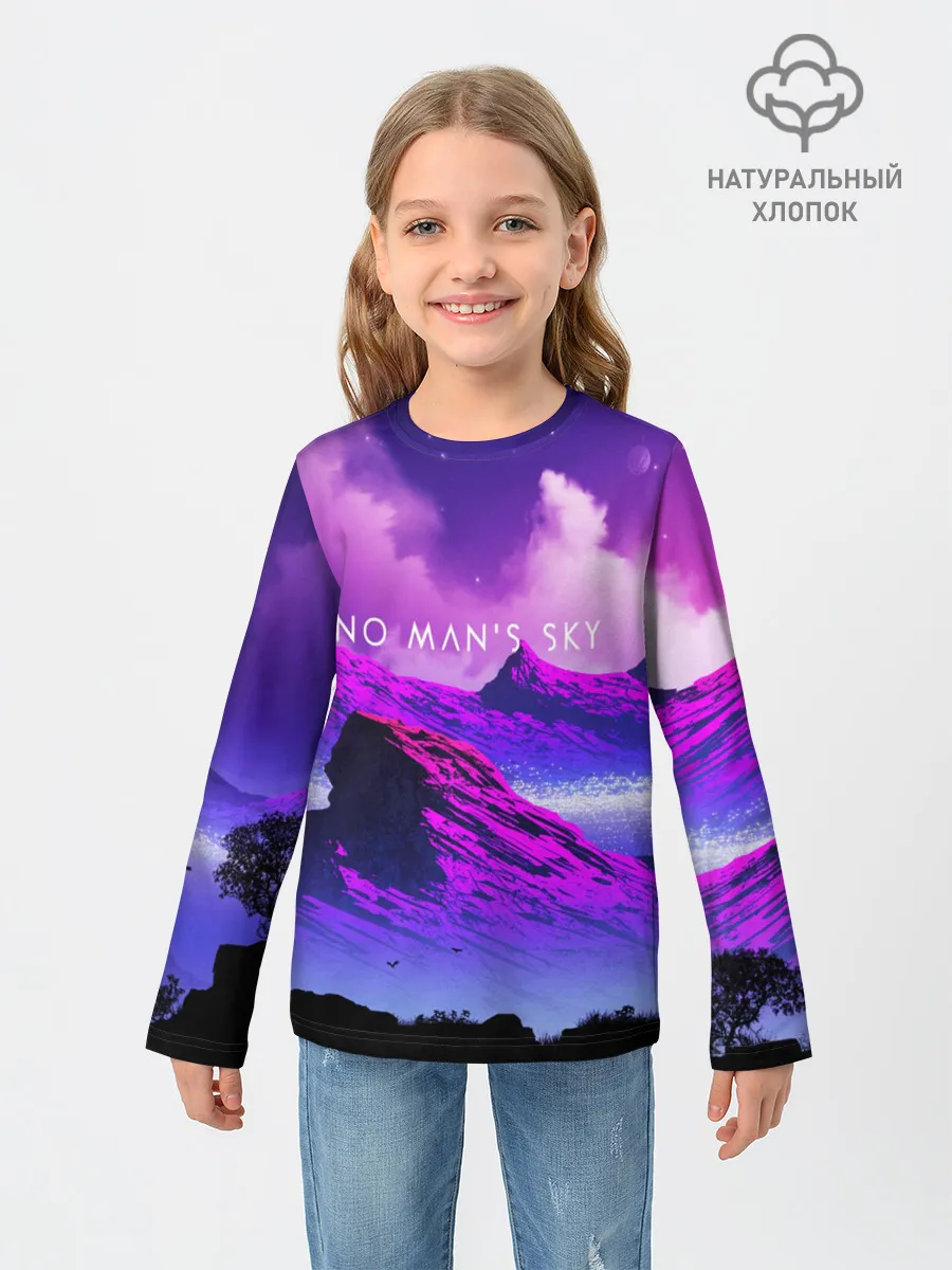 Детский лонгслив / No Mans Sky