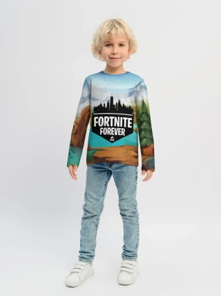 Детский лонгслив / Fortnite Forever