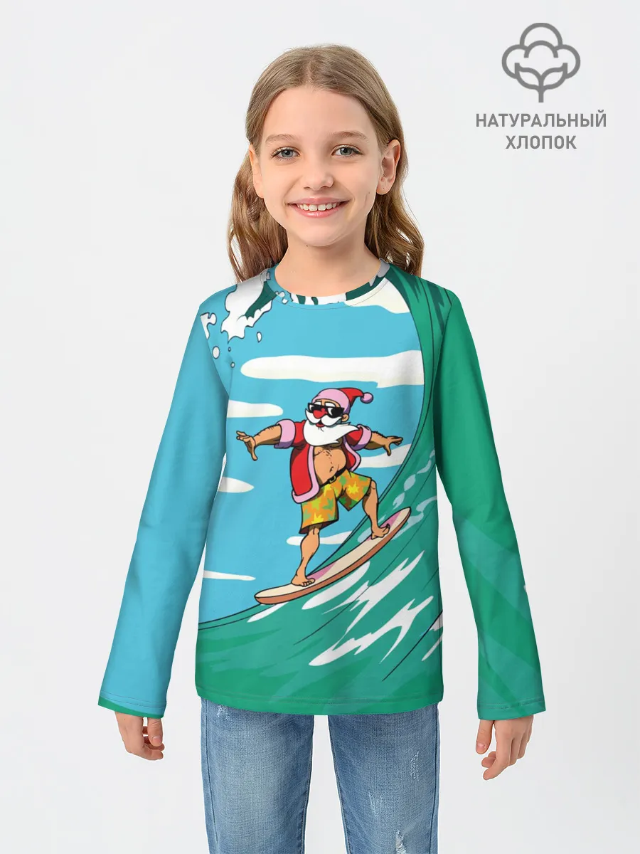 Детский лонгслив / Cool Santa