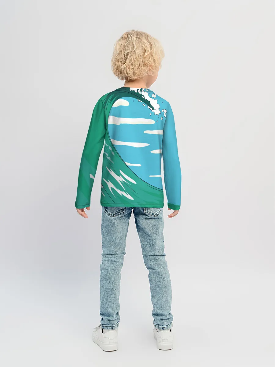 Детский лонгслив / Cool Santa