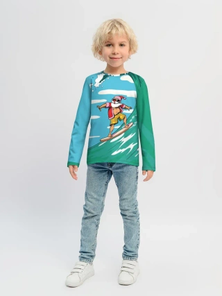 Детский лонгслив / Cool Santa