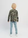 Детский лонгслив / Камуфляж с ленивцами