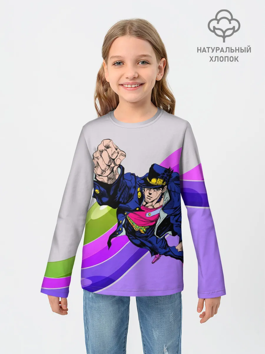 Детский лонгслив / Jojo Jotaro