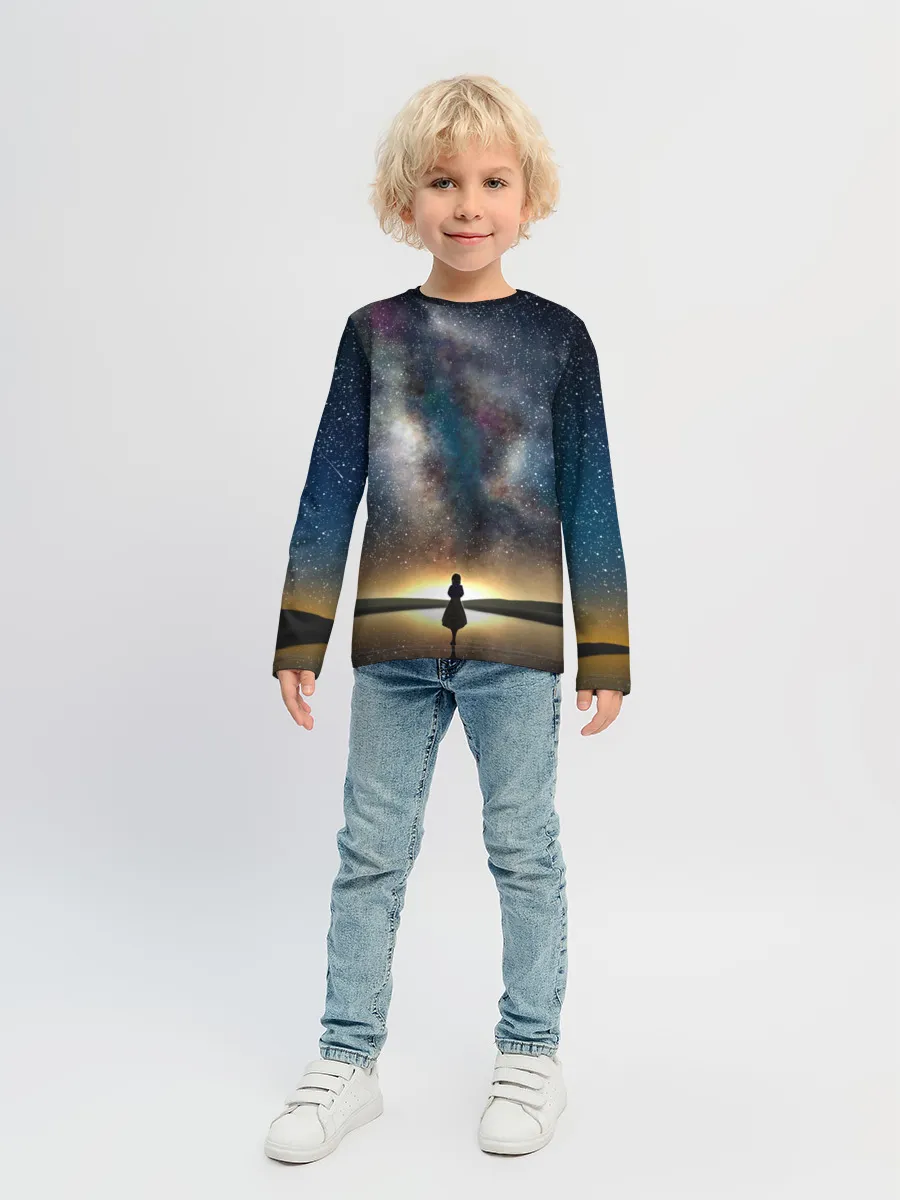 Детский лонгслив / VIOLET EVERGARDEN. Космос