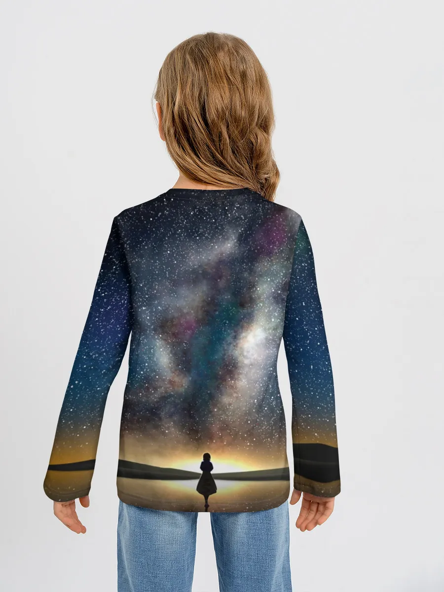 Детский лонгслив / VIOLET EVERGARDEN. Космос