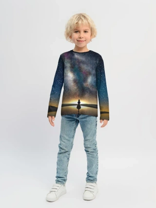 Детский лонгслив / VIOLET EVERGARDEN. Космос