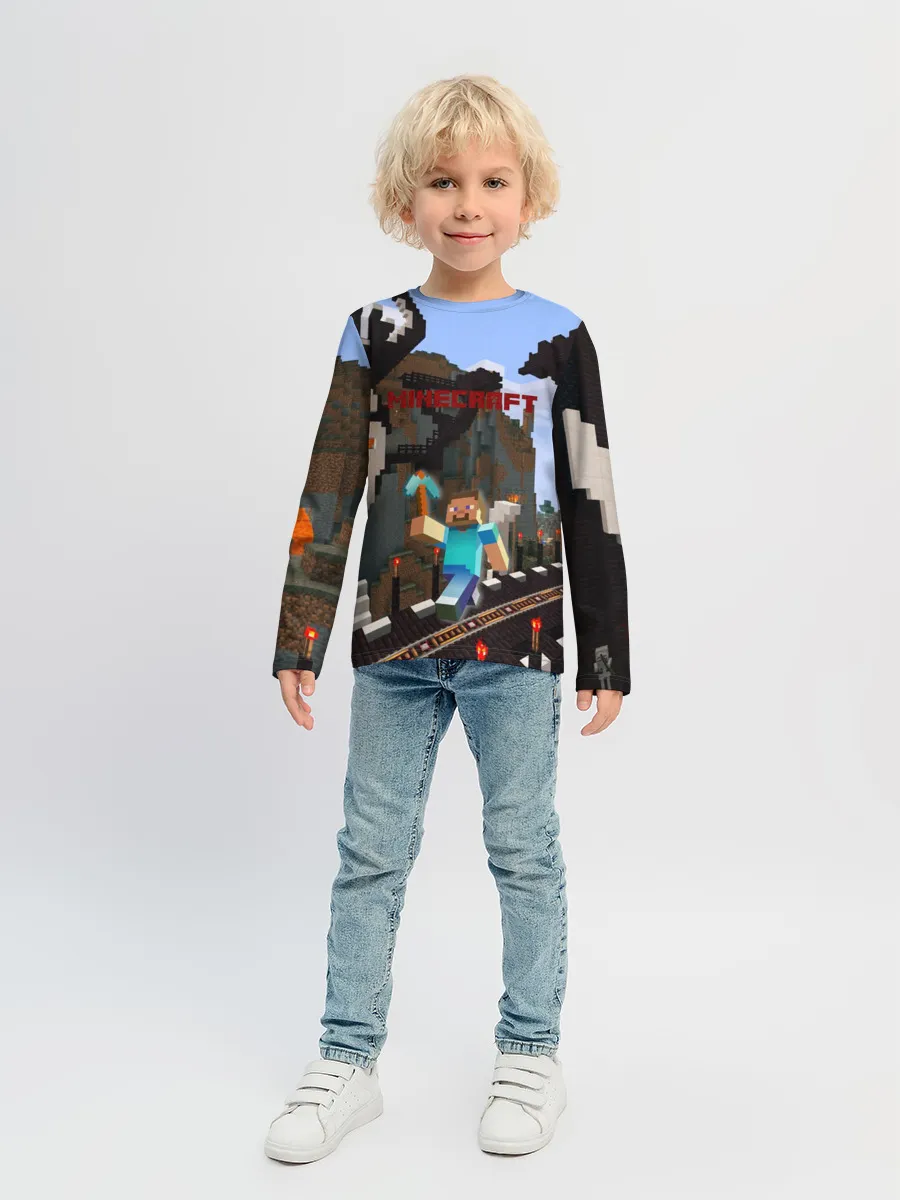 Детский лонгслив / Minecraft