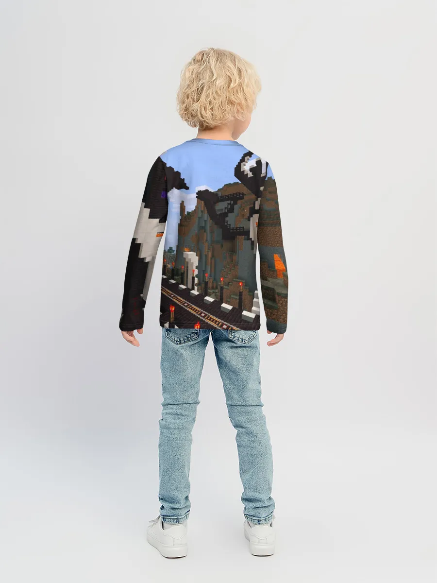 Детский лонгслив / Minecraft