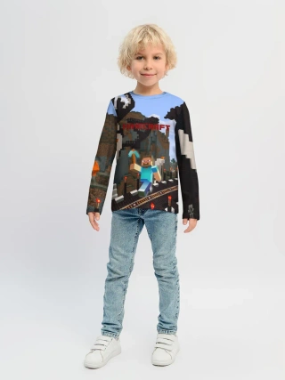 Детский лонгслив / Minecraft