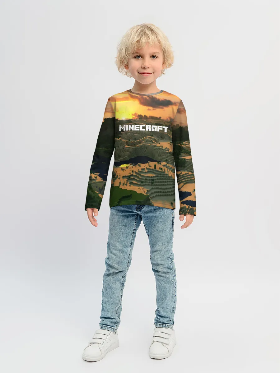 Детский лонгслив / MINECRAFT