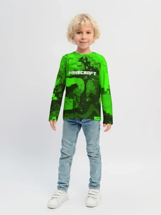 Детский лонгслив / MINECRAFT