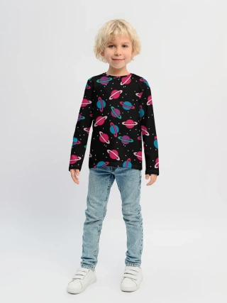 Детский лонгслив / Просто Космос