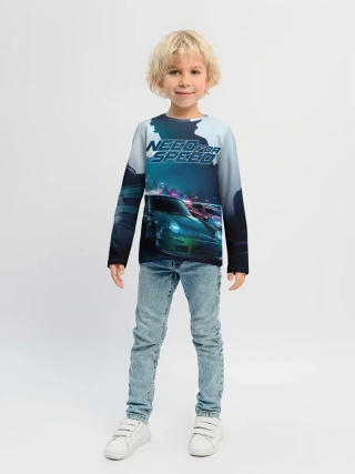 Детский лонгслив / Need for Speed