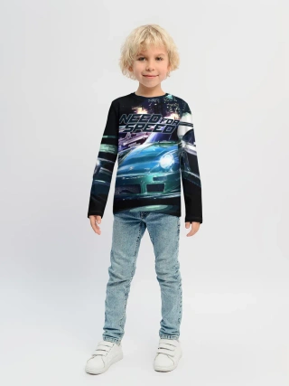 Детский лонгслив / Need for Speed
