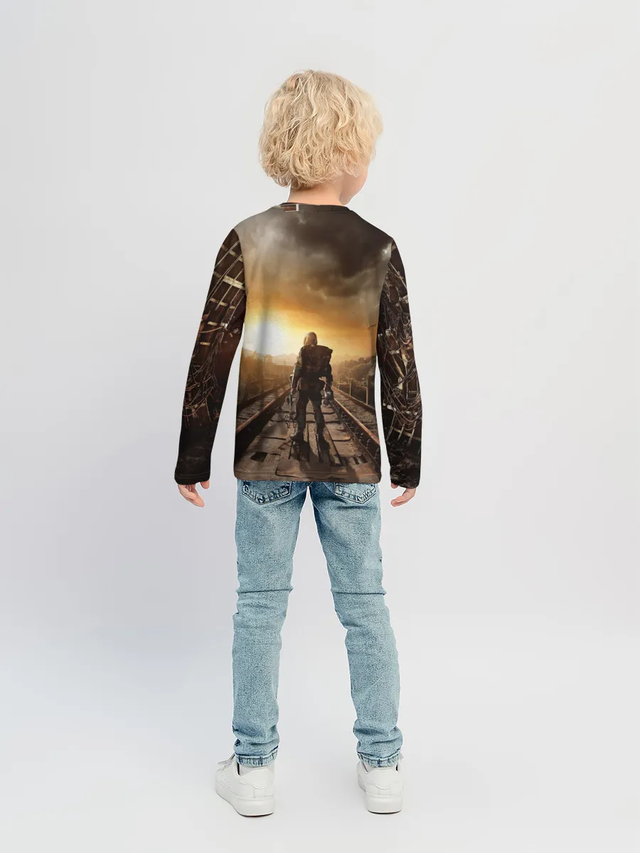 Детский лонгслив / Metro 2033 постапокалипсис