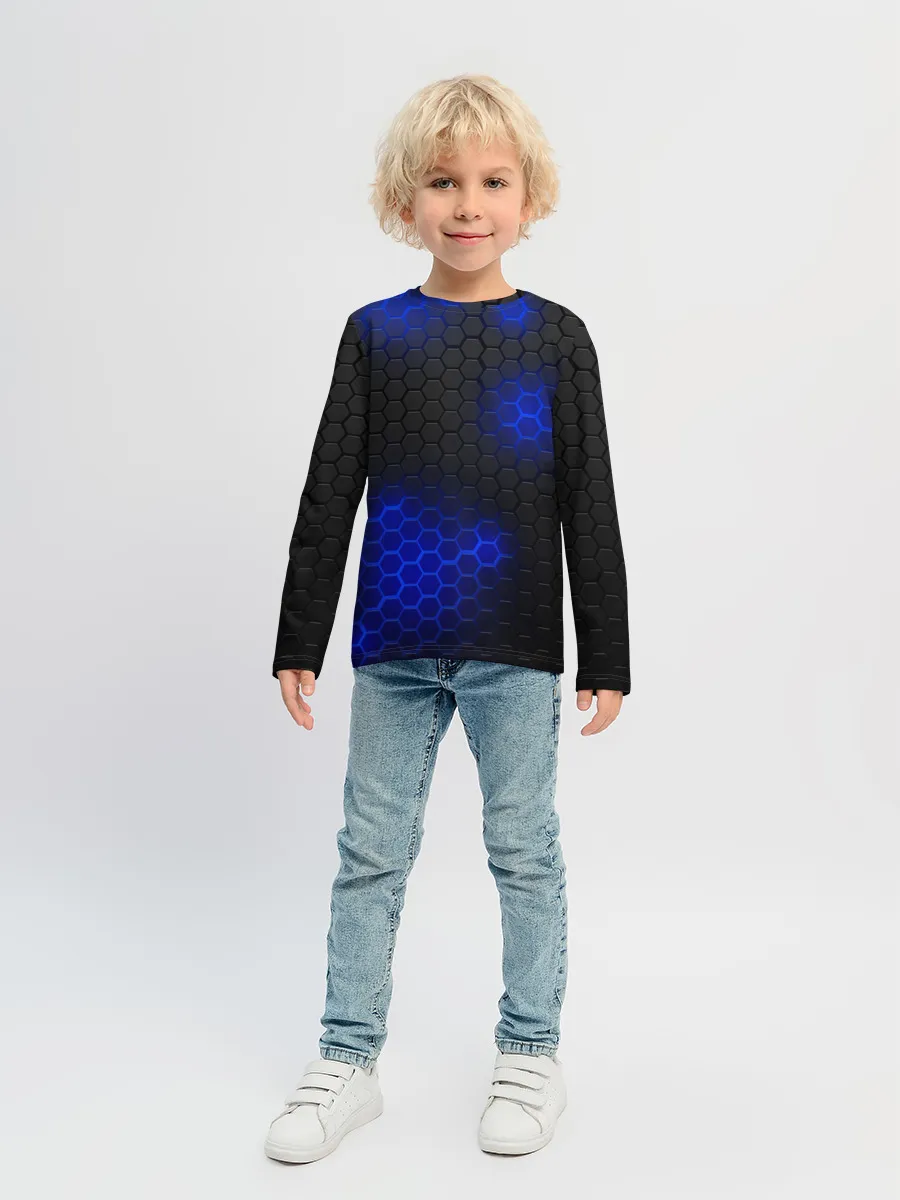 Детский лонгслив / СТАЛЬНАЯ БРОНЯ | НЕОНОВАЯ БРОНЯ