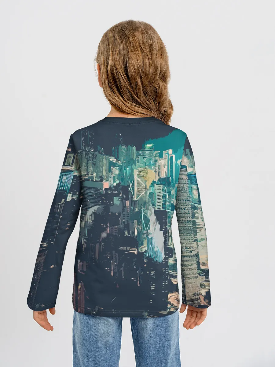 Детский лонгслив / Сайонара бой