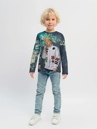 Детский лонгслив / Сайонара бой