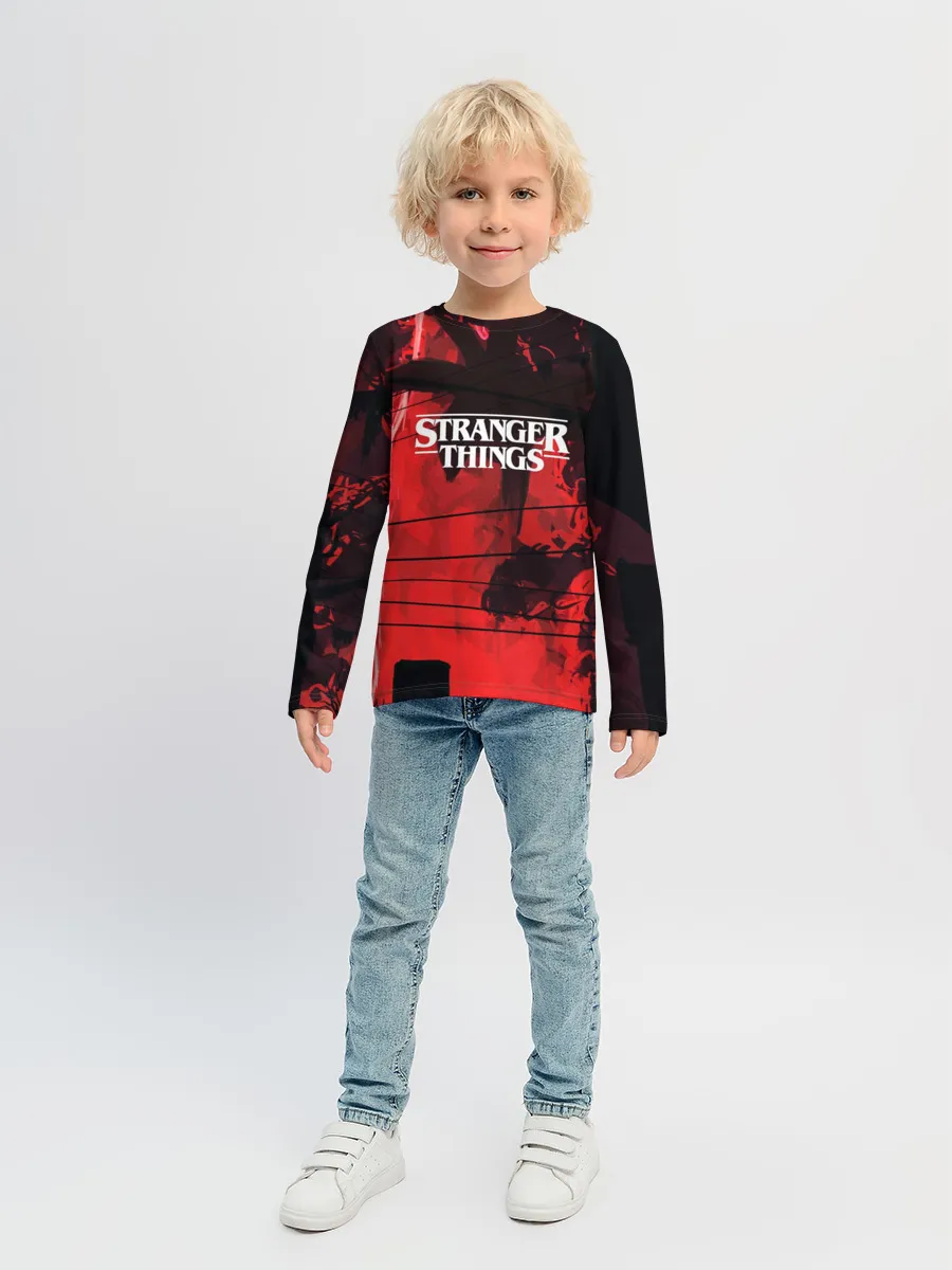 Детский лонгслив / Очень странные дела 2019