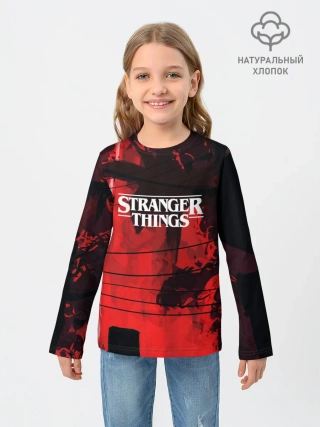Детский лонгслив / Очень странные дела 2019