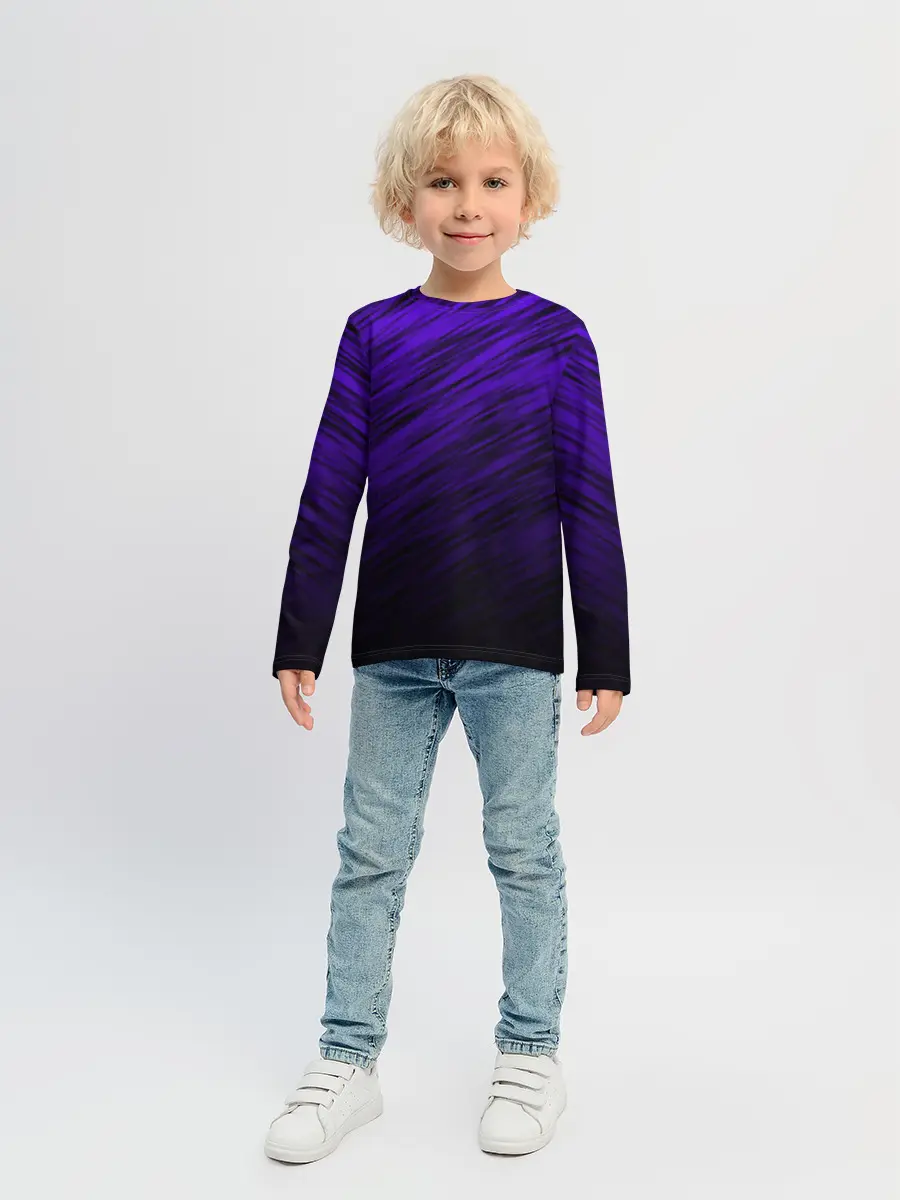 Детский лонгслив / ШТРИХИ