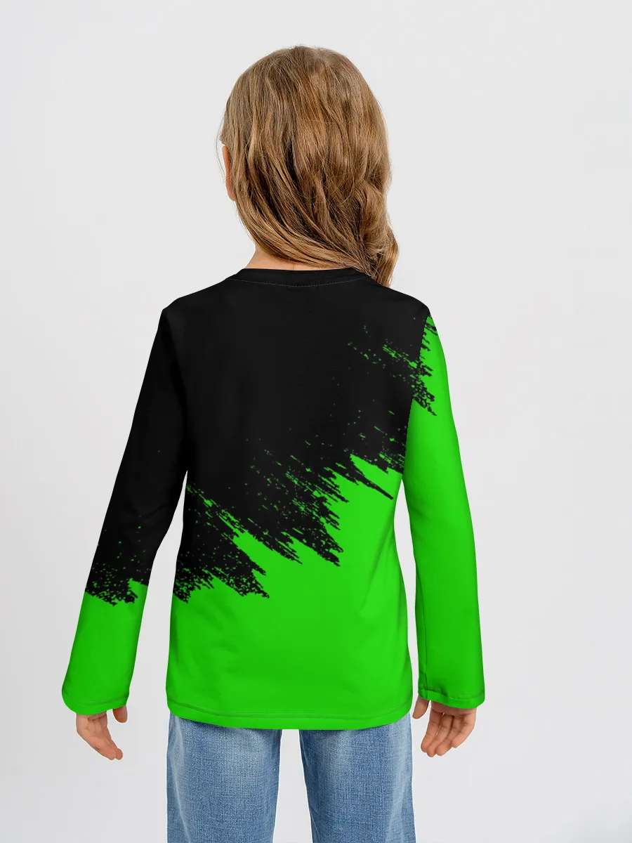 Детский лонгслив / КРАСКА И НИЧЕГО ЛИШНЕГО!