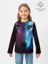 Детский лонгслив / NEON WOLF | НЕОНОВЫЙ ВОЛК