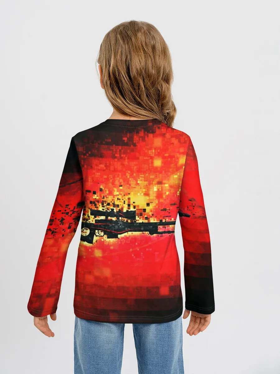 Детский лонгслив / cs go:AWP:Red Line