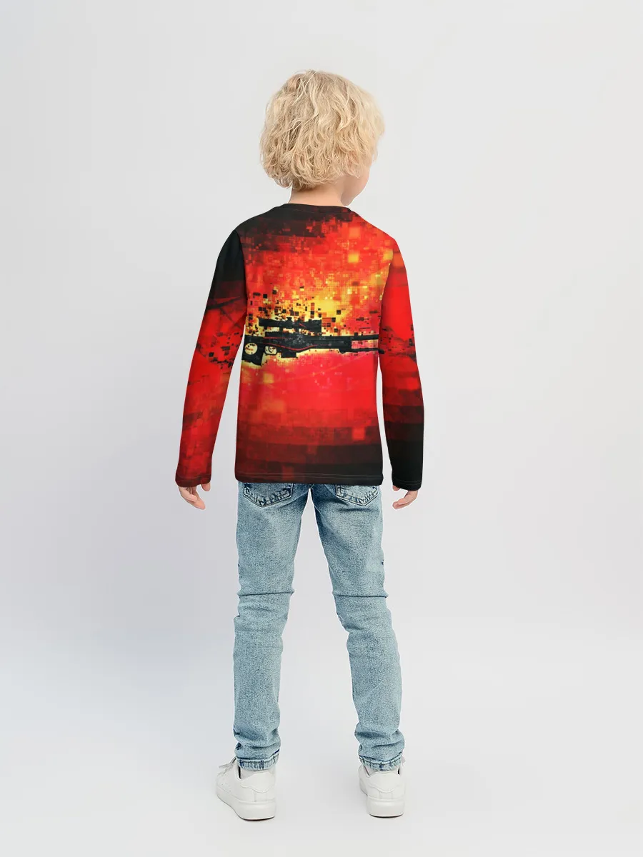 Детский лонгслив / cs go:AWP:Red Line