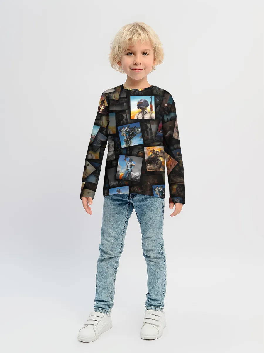 Детский лонгслив / PUBG